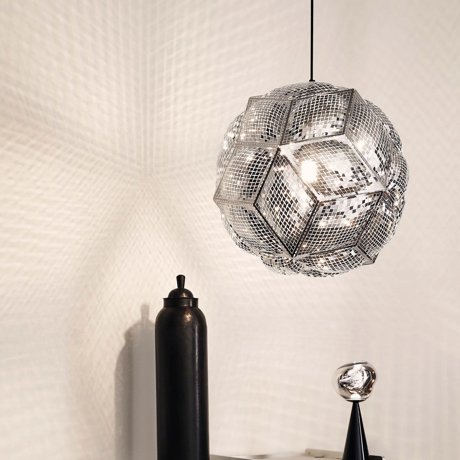 Tom Dixon Puff Pendant Silver
