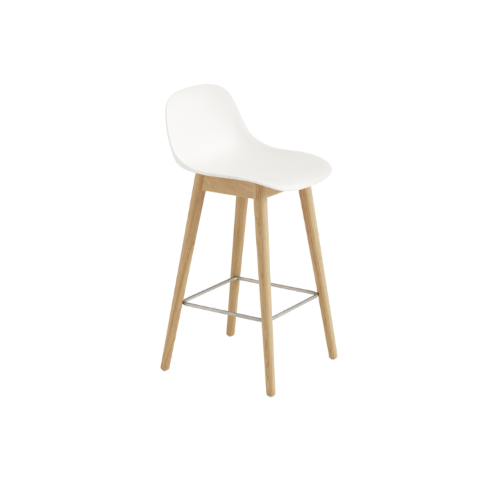 MUUTO Fiber Bar Stool (Oak)