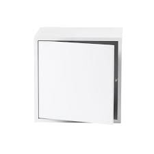 stacked medium white with door