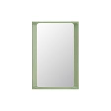 Arced small mirror