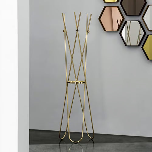 Sovet WDrobe Coat Hanger Polished Brass