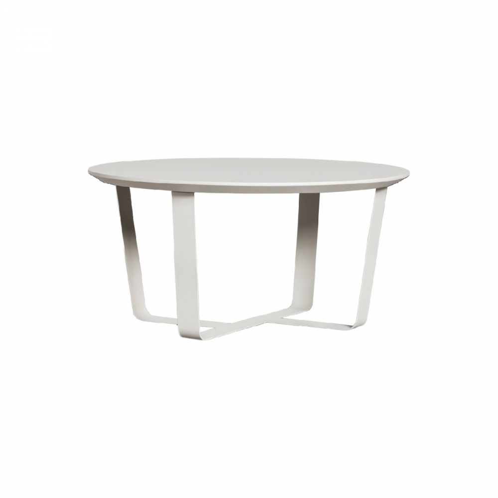 Bino Table White D 80cm